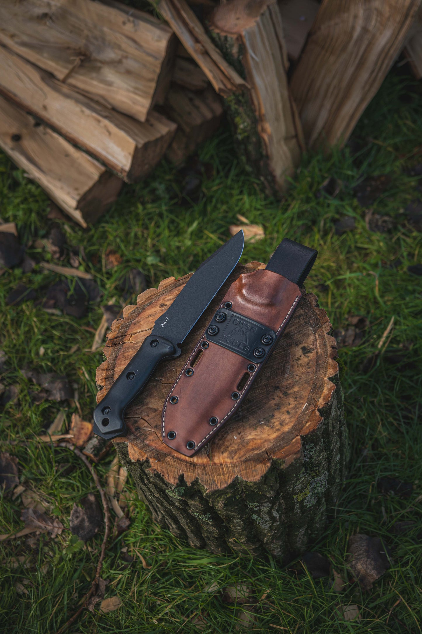 KA-BAR BK7 BECKER Hybrid kydex leather sheath
