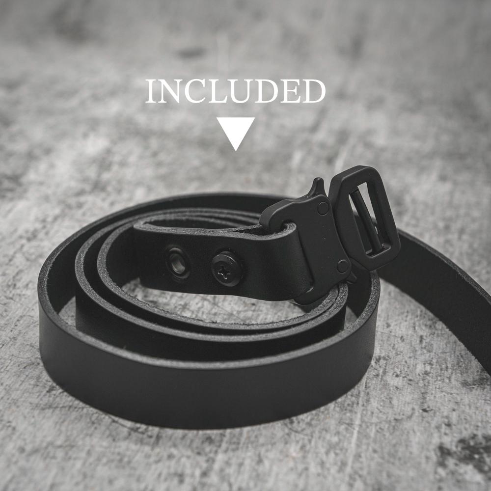 PREMIUM Hybrid Kydex Leather Sheath for ESEE JUNGLAS Punisher Edition Knife