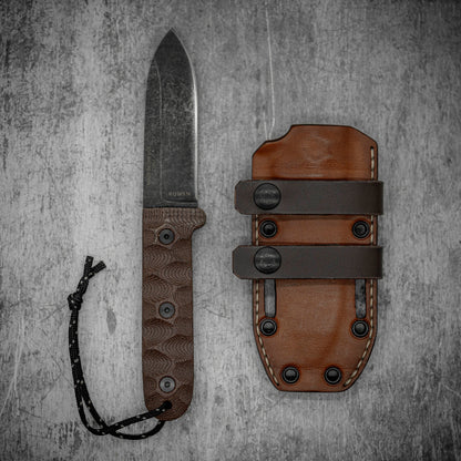 Étui hybride en cuir Kydex ESEE 4