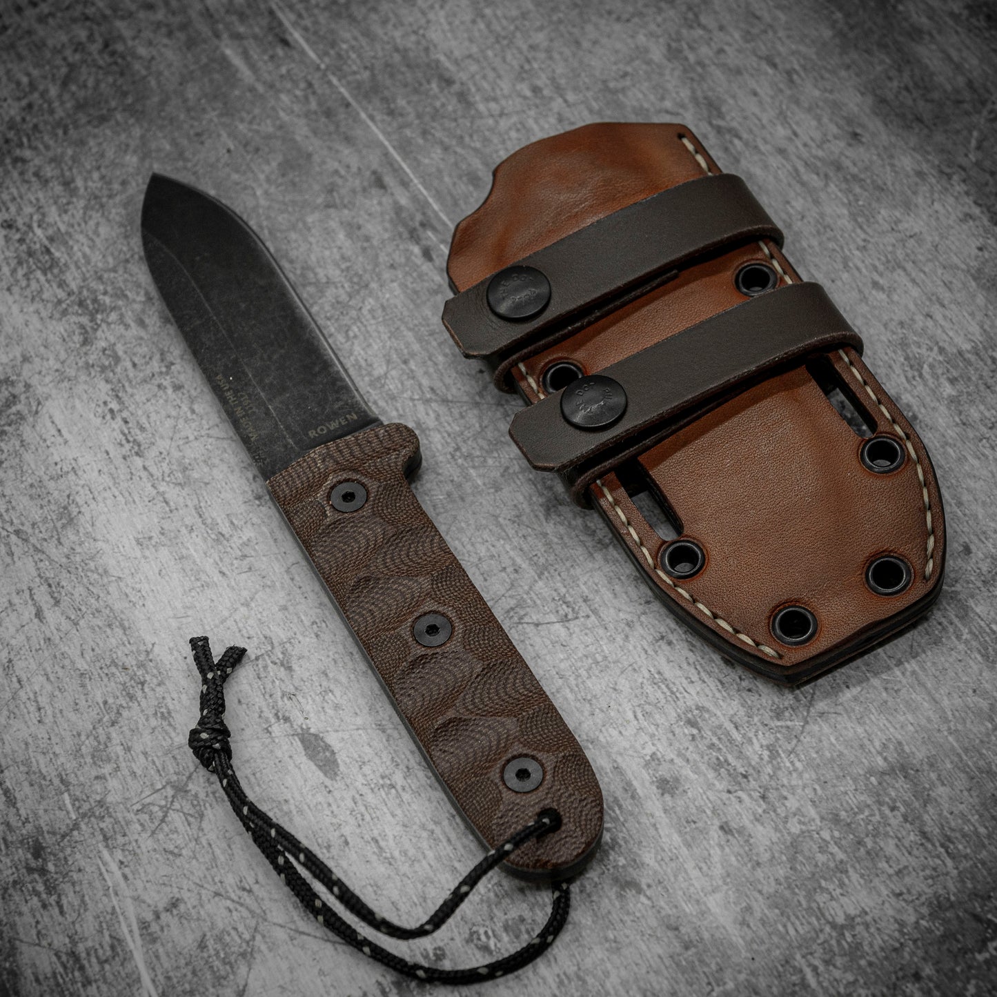 Étui hybride en cuir Kydex ESEE 4
