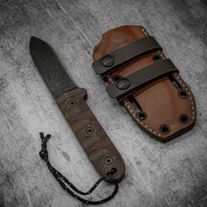 Étui hybride en cuir Kydex ESEE 4