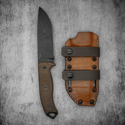 Étui hybride en cuir Kydex ESEE 5