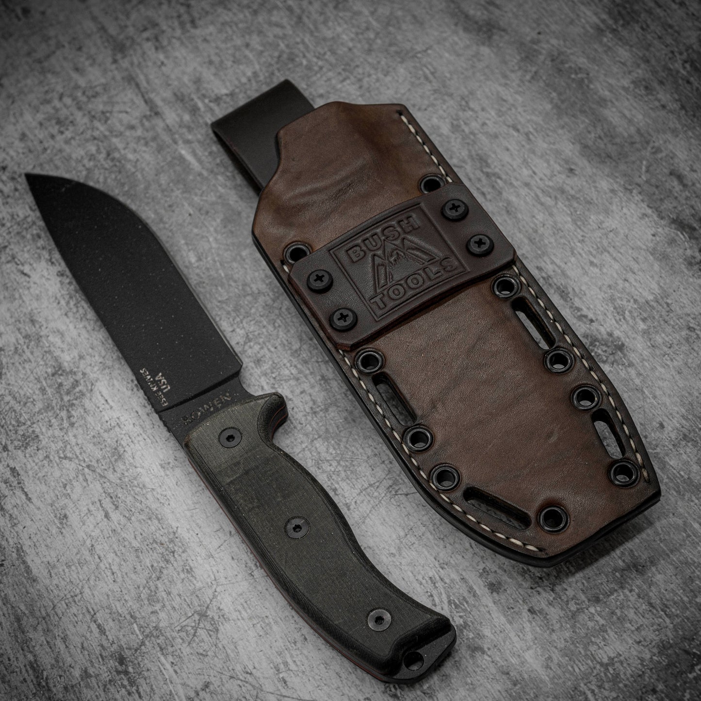 Étui hybride en cuir Kydex ESEE 6