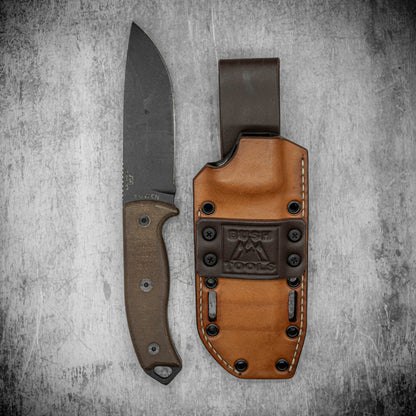 ESEE 5 Kydex Leather hybrid sheath