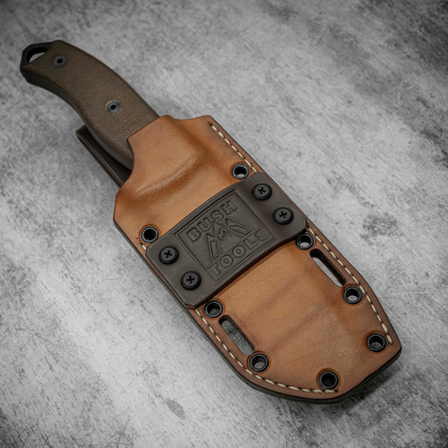 ESEE 5 Kydex Leather hybrid sheath