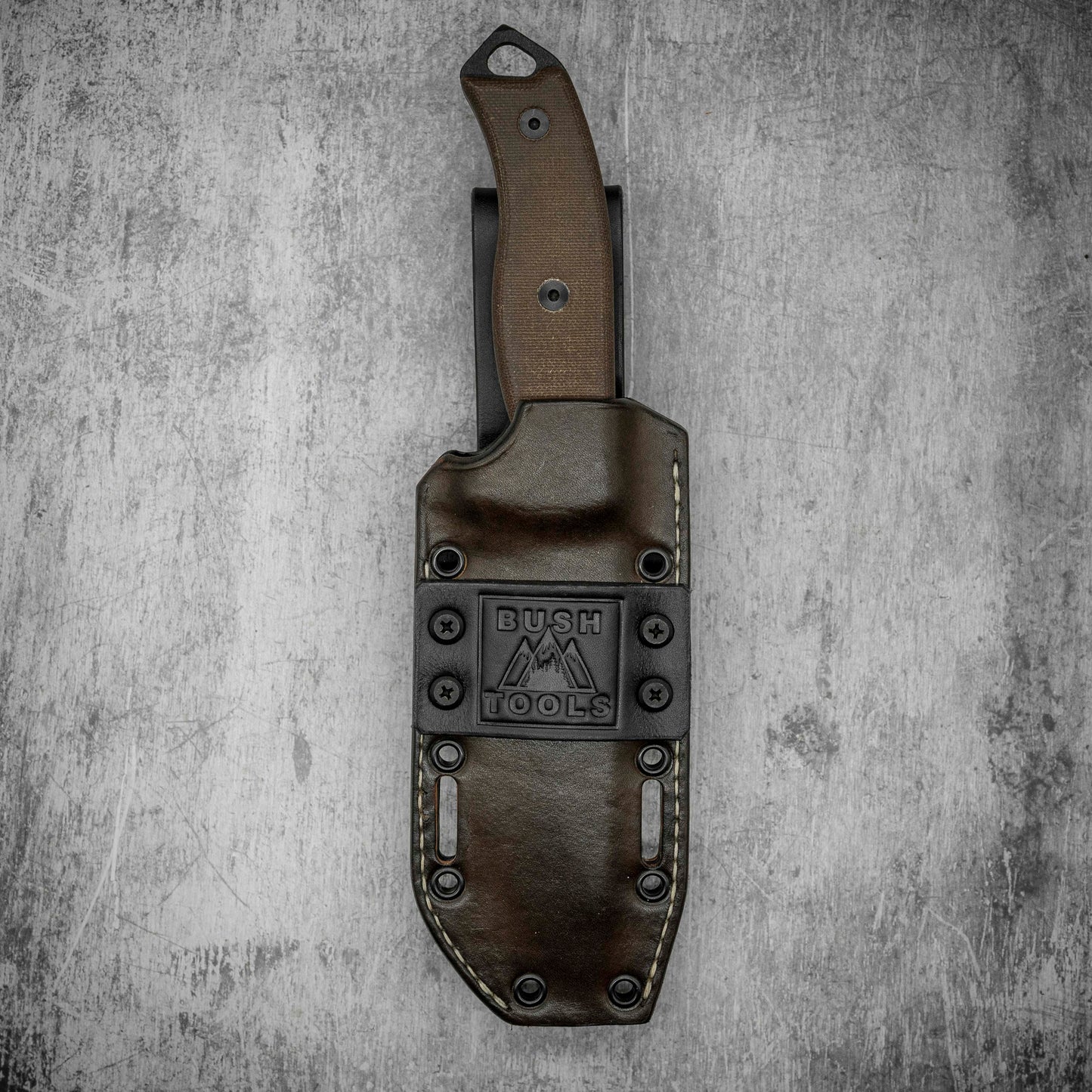 ESEE 5 Kydex Leather hybrid sheath