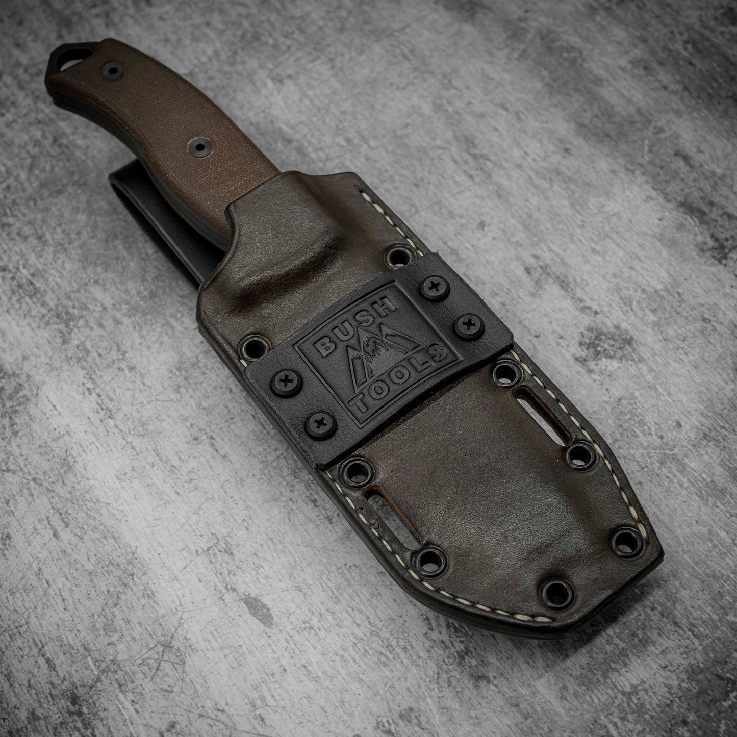 ESEE 5 Kydex Leather hybrid sheath