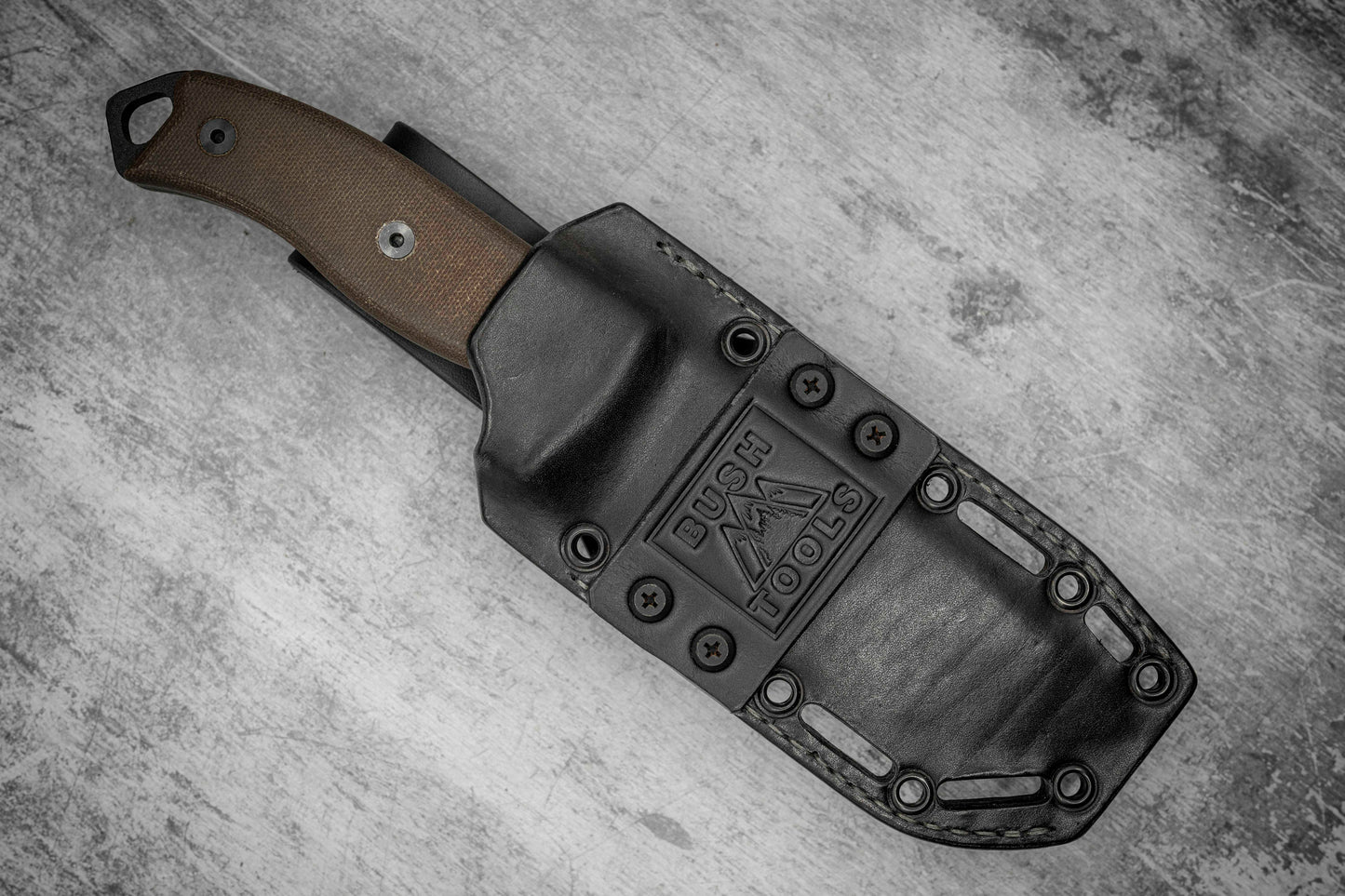 ESEE 5 Kydex Leather hybrid sheath