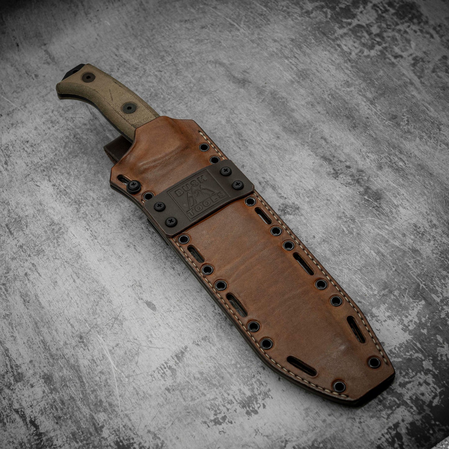 Étui hybride en cuir kydex pour couteau ESEE JUNGLAS