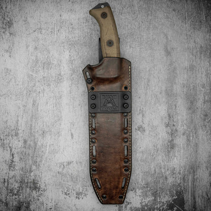 Étui hybride en cuir kydex pour couteau ESEE JUNGLAS