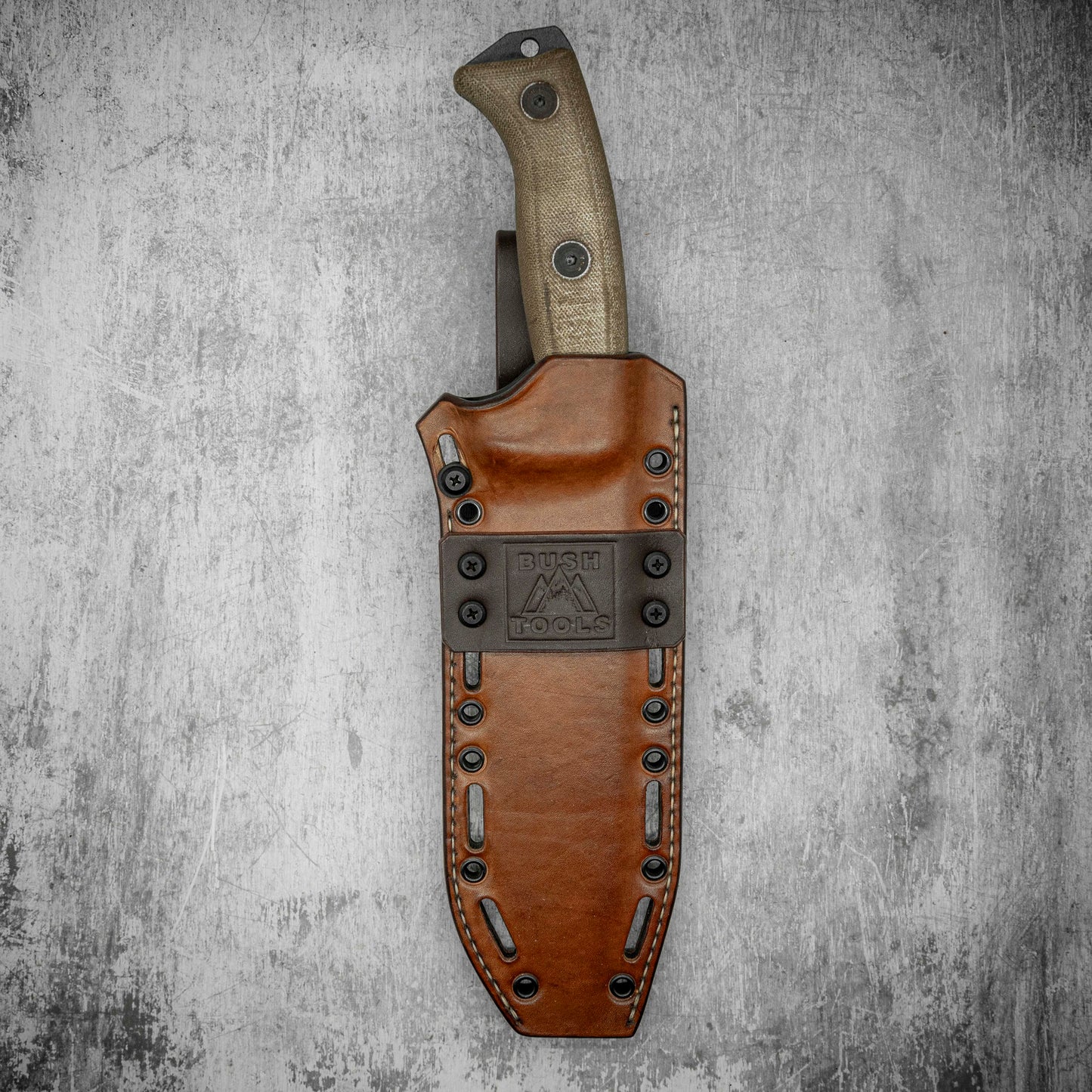 Hybrid sheath kydex leather case for ESEE JUNGLAS 2 knife