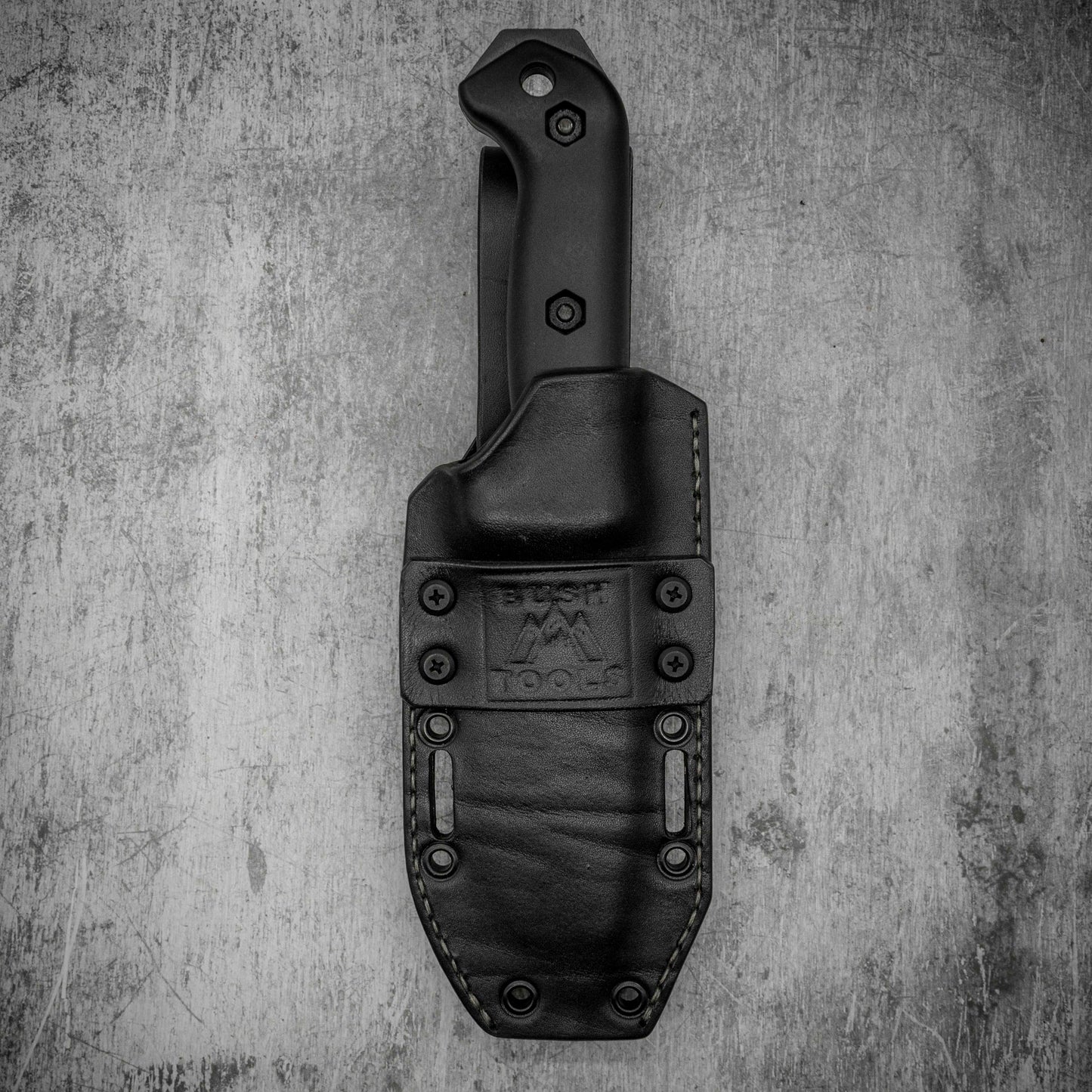 Étui hybride en cuir Kydex pour KA-BAR BK2 BECKER COMPANION