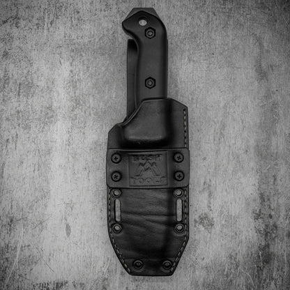 Étui hybride en cuir Kydex pour KA-BAR BK2 BECKER COMPANION