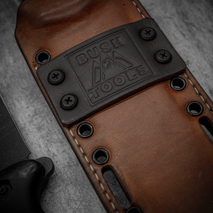 Étui hybride en cuir Kydex pour KA-BAR BK7 BECKER