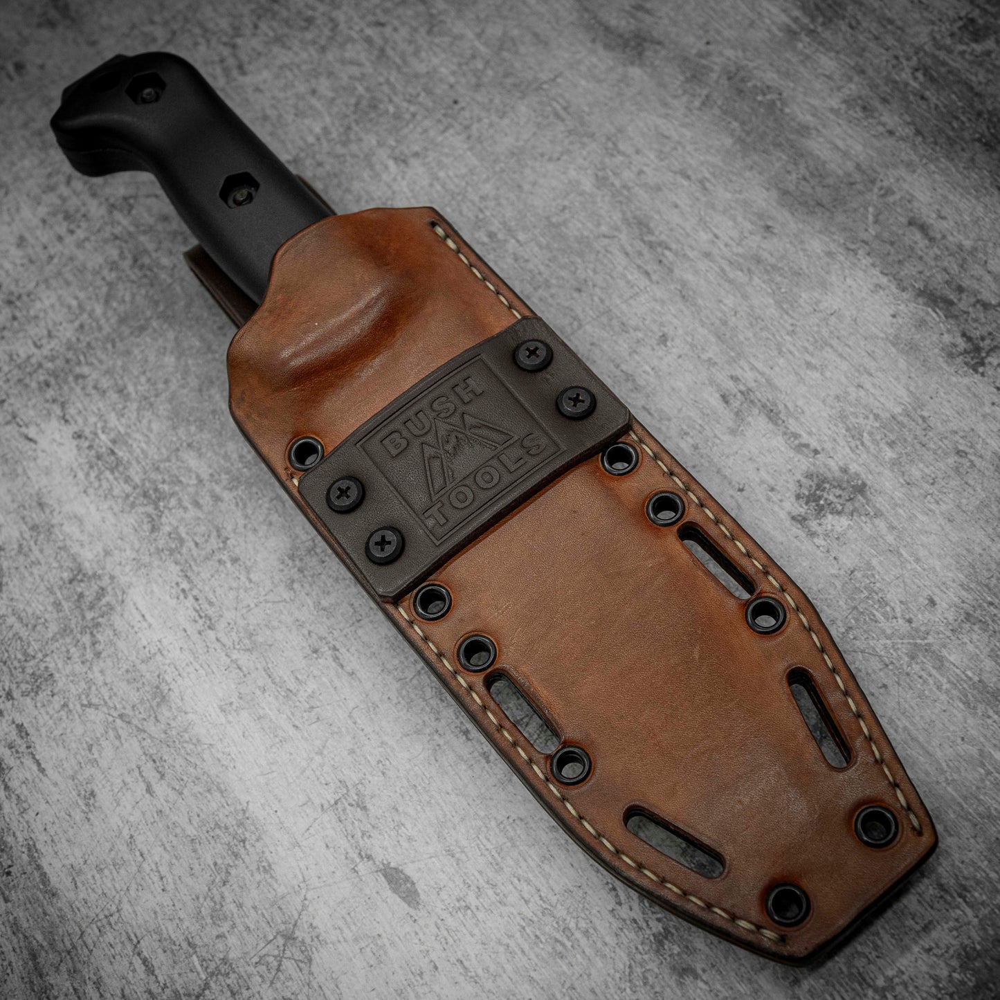 Étui hybride en cuir Kydex pour KA-BAR BK7 BECKER