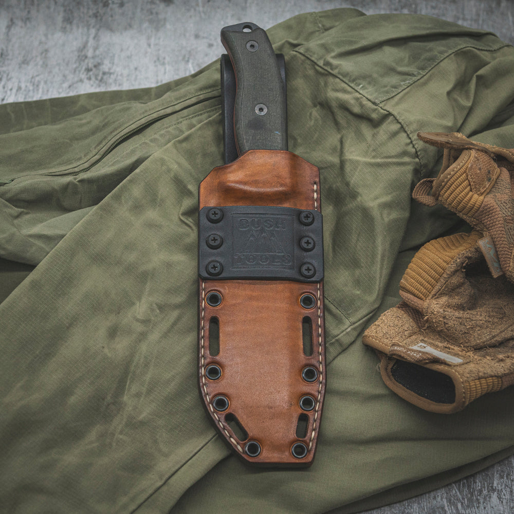 Étui hybride en cuir Kydex ESEE 6