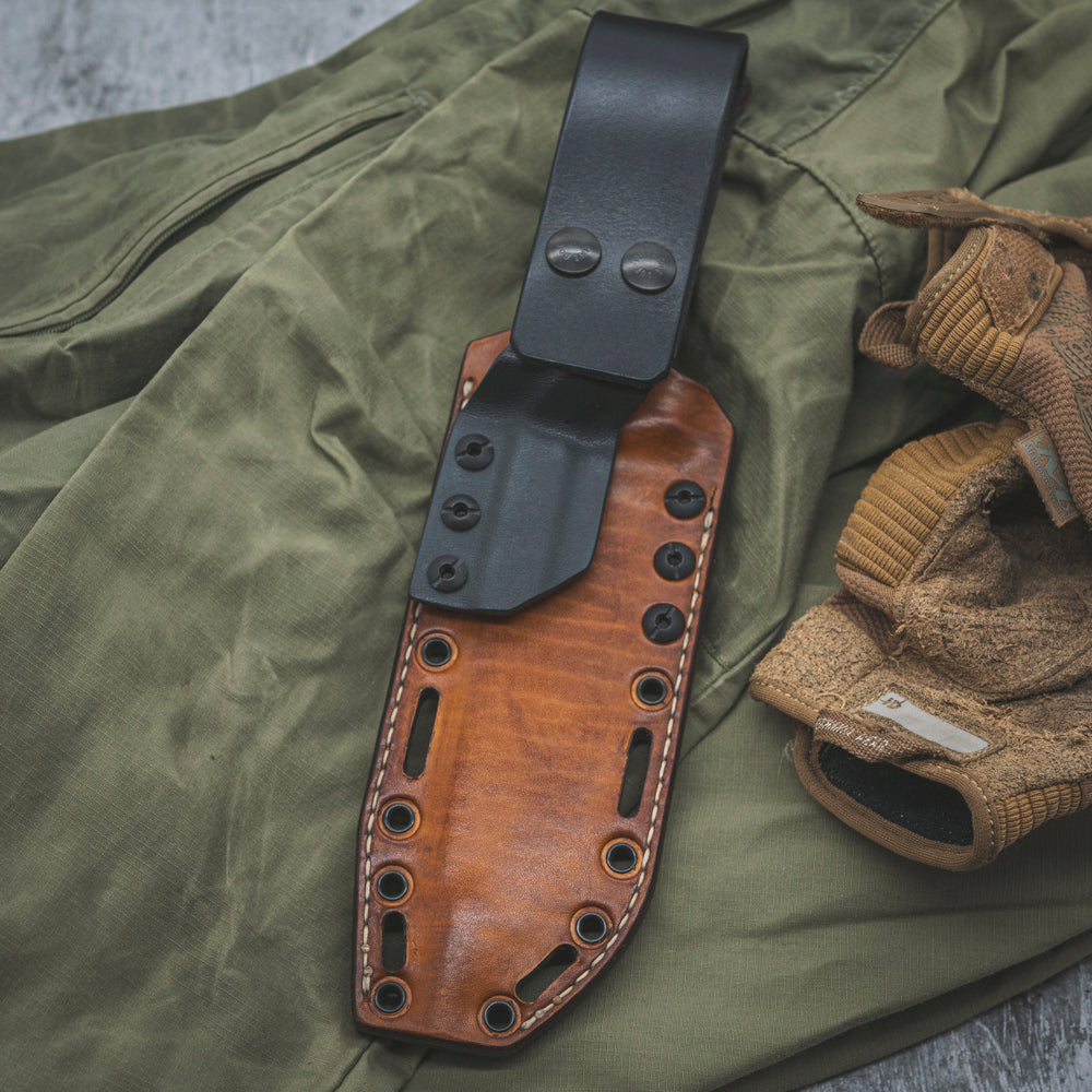 Étui hybride en cuir Kydex ESEE 6