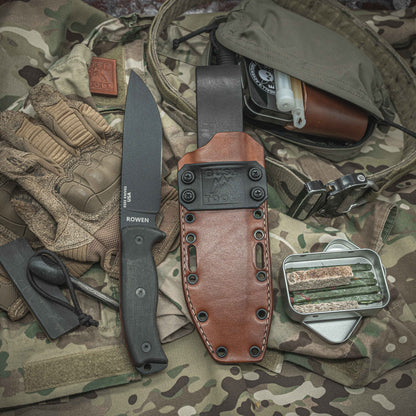 Étui hybride en cuir Kydex ESEE 6