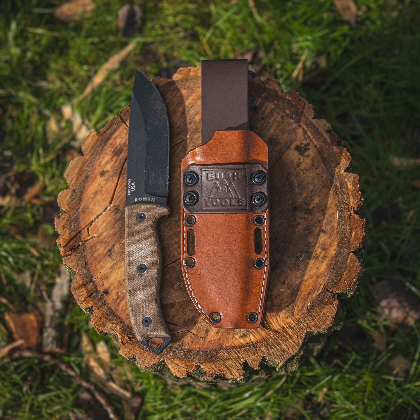 ESEE 5 Kydex Leather hybrid sheath