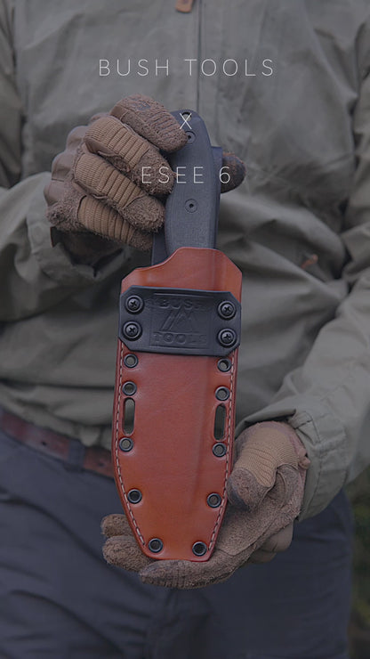 Étui hybride en cuir Kydex ESEE 6